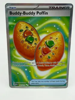 Pokemon Buddy-Buddy Poffin Ultra Rare Trainer Mega Evolutions 167/132 - Image 1