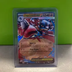 Mega Lucario ex 077/132 Double Rare Mega Evolution Pokemon Near Mint - Image 1