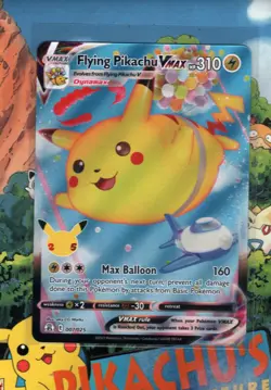 Pokemon TCG Flying Pikachu VMAX 007/025 Celebrations M/M - Image 1