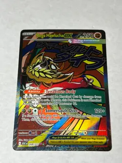 Mega Hawlucha ex 268/217 Mega Attack Rare ME: Ascended Heroes Pokemon Near Mint - Image 1