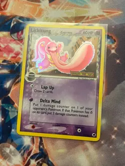 Lickitung Delta Species - 19/101 - Pokemon Dragon Frontiers Reverse Holo Rare LP - Image 1