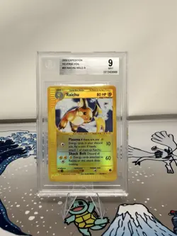 Pokemon TCG Raichu #61 Reverse Holo Rare 2002 Expedition BGS 9 - Image 1