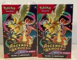 Lot of 2 - Pokemon TCG Ascended Heroes Booster Bundle Sealed New -Ready to Ship! - Image 1