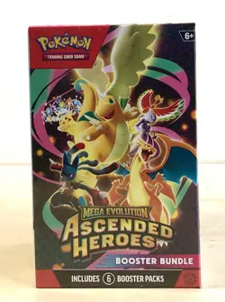 Lot of 2 - Pokemon TCG Ascended Heroes Booster Bundle Sealed New -Ready to Ship! - Image 2