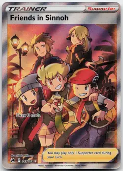 Friends in Sinnoh 149/159 Ultra Rare Crown Zenith Pokemon Near Mint - Image 1