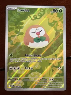 Pokemon Perfect Order Rowlet 090/088 Illustration Rare - Image 1