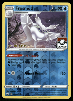 Pokemon TCG - Sword & Shield - Frosmoth 064/202 1st Place League Promo - NM - Image 1
