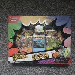 Pokemon TCG Ascended Heroes First Partner Deluxe Pin Collection - New & Sealed - Image 1