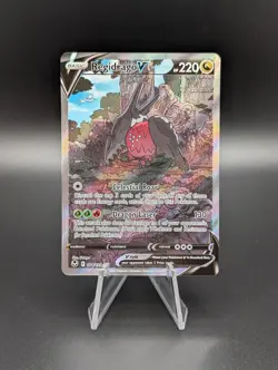 Pokemon TCG Silver Tempest Regidrago V Alt Art Holo Ultra Rare 184/195 - Image 1