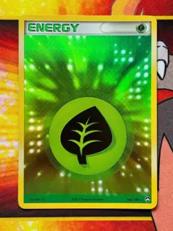 Grass Energy 103/108 Holo Rare - Pokemon EX Power Keepers - NM - Image 1