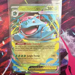 Pokemon Mega Venusaur EX Me01: Mega Evolution Double Rare Holo 003/132 380 HP E… - Image 1