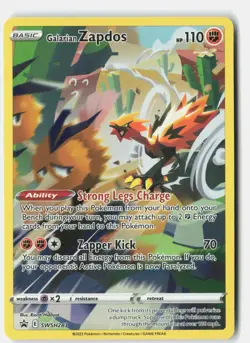 Galarian Zapdos Promo SWSD SWSH283 NM - Image 1