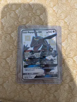 Rayquaza GX Alternate Art Promo Holo 177A/168 Dragon Pokemon TCG 2019 - Image 1