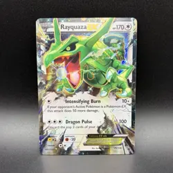 Pokemon Rayquaza EX Full Art Holo Ultra Rare 75/108 Roaring Skies LP/MP - Image 1