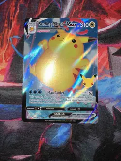Surfing Pikachu VMAX 009/025 VMAX Holo Rare - Celebrations Pokemon Holo - NM - Image 2