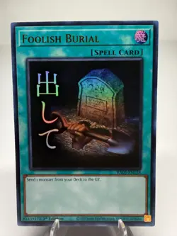 Foolish Burial RA05-EN138 Ultra Rare Rarity Collection 5 Yu-Gi-Oh! - Image 1