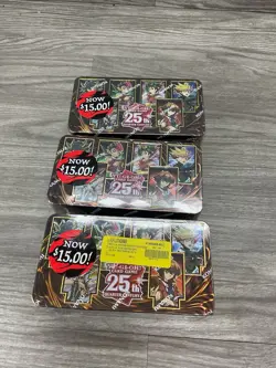 3 -YU-GI-OH! 25TH ANNIVERSARY Mega Pack Tin DUELING HEROES Factory Sealed - Image 1