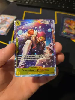 One Piece - Donquixote Rosinante OP12-108 Reprint OP14 The Azure Sea's Seven TCG - Image 1