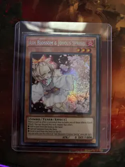 Yugioh Ash Blossom & Joyous Spring Alt Art RA04-EN025 Secret Rare - Image 1