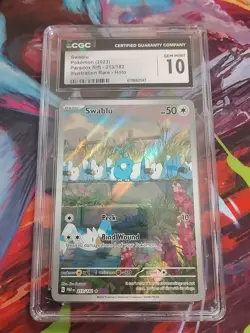 Swablu 213/182 CGC 10 - 2023 Pokemon SV Paradox Rift IR - Image 1