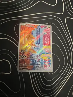 Pokemon Deerling Illustration Rare Full Art Holo 165/162 SV05 Temporal Forces - Image 1