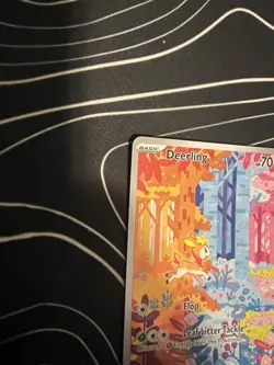 Pokemon Deerling Illustration Rare Full Art Holo 165/162 SV05 Temporal Forces - Image 2