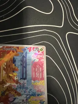 Pokemon Deerling Illustration Rare Full Art Holo 165/162 SV05 Temporal Forces - Image 3