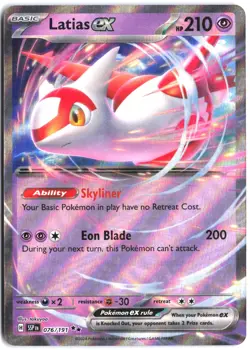 Latias ex 076/191 Double Rare Surging Sparks Pokemon - Image 1