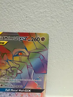 [NM] Pokemon Lucario & Melmetal GX Secret Rare Holo SM -Unbroken Bonds 224/214 - Image 3