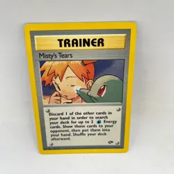 Misty's Tears 118/132 Uncommon Gym Challenge Pokemon Unlimited Moderately Played - Image 1