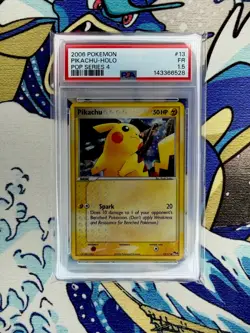 2006 Pokemon Pikachu #13 Pop Series 4 Holo PSA 1.5 POP 1!! - Image 1