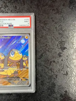 2025 POKEMON MEGA EVOLUTION EN HELIOPTILE ILLUSTRATION RARE #143 MINT 💎 PSA 9 - Image 2