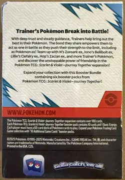 Pokemon Scarlet & Violet Journey Together Booster Bundle Box 4x English 2025 - Image 3