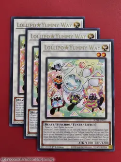 Yugioh Yummy Deck Core Set 24 card JUSH Cupsy Cooky Lollipo Way Surprise Mignon - Image 4