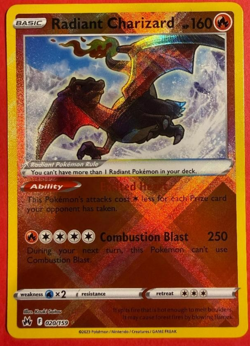 Radiant Charizard #20 Pokemon Crown Zenith - Image 1