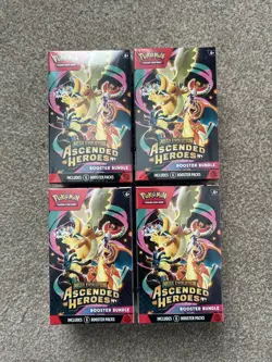 Pokemon TCG Ascended Heroes Booster Bundle X4 - Sealed Brand New ✅ - Image 1