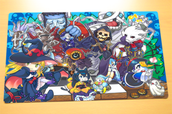 No.1424 Yugioh TCG Custom Playmat Ghostrick Yuki-onna Jiangshi Skeleton YGO Mat - Image 1