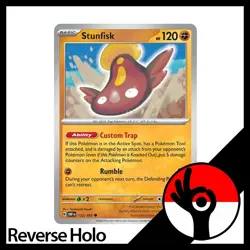 Pokemon TCG: Obsidian Flames - Reverse Holo - 112/197 - Stunfisk - Image 1