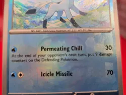 Pokemon Glaceon Master Ball Pattern Reverse Holo 25/131 Prismatic Evolutions (C) - Image 2