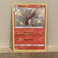 Raboot SV016/SV122 - Shining Fates: Shiny Vault - Holo Rare - Pokemon 2021 - NM - Image 1