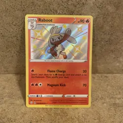 Raboot SV016/SV122 - Shining Fates: Shiny Vault - Holo Rare - Pokemon 2021 - NM - Image 2