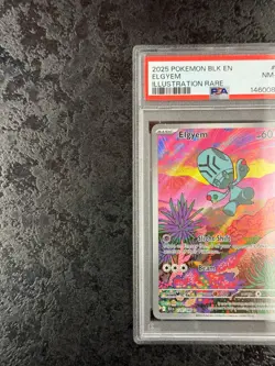 2025 POKEMON BLACK BOLT EN ELGYEM ILLUSTRATION RARE #120 NM-MT PSA 8 - Image 3