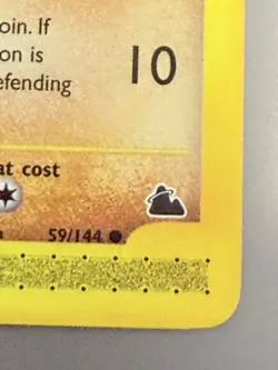 2003 Pokemon Skyridge Gligar #59/144 Regular Non‑Holo) Never played • e‑Reader - Image 3