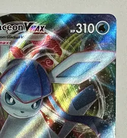 2021 Pokemon Glaceon VMAX Evolving Skies Rare Holo #41/203 Near Mint HP310 - Image 3