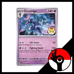 Pokemon TCG: Scarlet & Violet Promo - 040/091 - Ceruledge (Sealed) Pokemon Day - Image 1