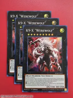 Yugioh K9 Deck Core Set 30 card JUSH Ripper Werewolf Hound Jokul Lantern A Case - Image 3