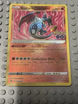 Radiant Charizard 011/078 Pokemon GO Holo - Image 1