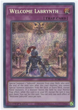 Yu-Gi-Oh! - Welcome Labrynth - BLMR-EN102 - Secret Rare - 1st Ed - NM/M - NEW - Image 1