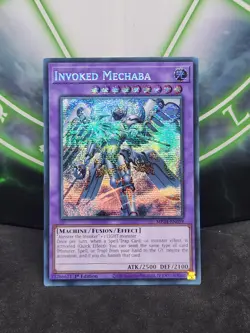 Yugioh Invoked Mechaba (Alt Art) MP24-EN059 Prismatic Secret Rare 1st Edition NM - Image 1