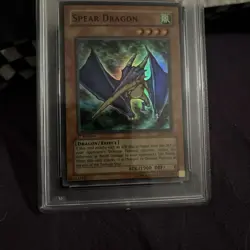 Spear Dragon LOD-035 1st Edition Super Rare Yugioh PSA 9 - Image 2